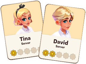Portraits of waiters