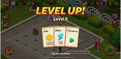Three game resources: coins, energy, stage